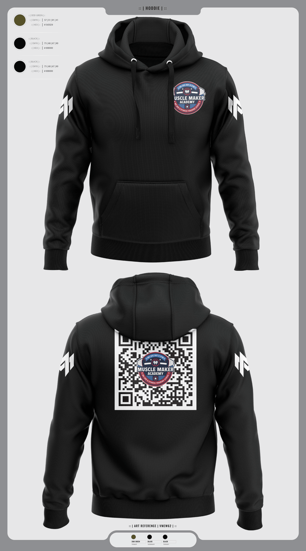 Hoodie, Muscle Maker Academy, Space Force, Teamtime, Team time, sublimation, custom sports apparel, team uniforms, spirit wear, spiritwear, sports uniforms, custom shirts, team store, custom team store, fundraiser sports, apparel fundraiser