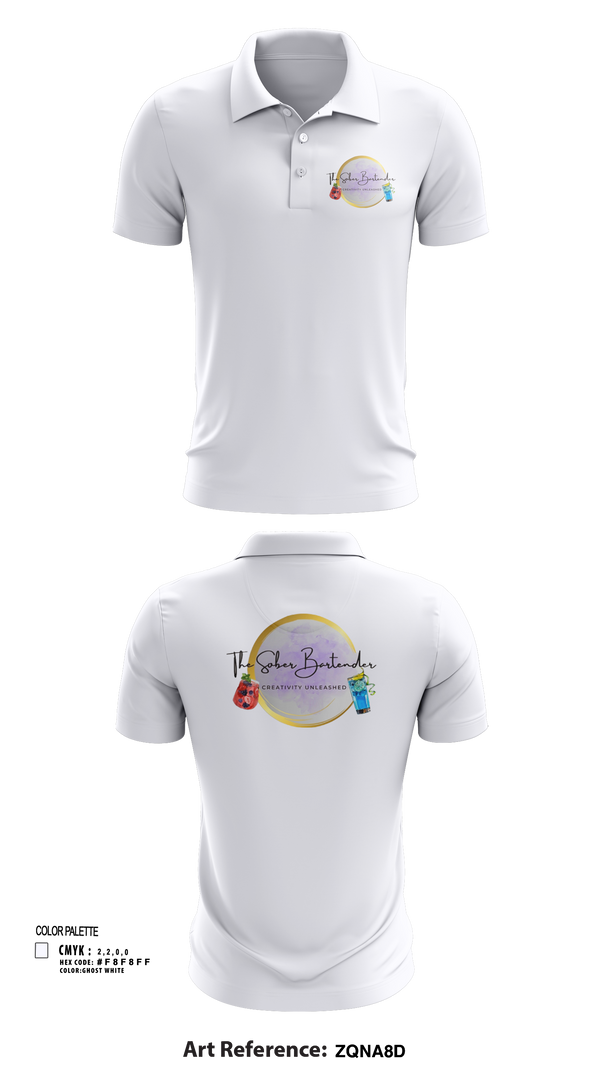 Short Sleeve Performance Polo, The Sober Bartender, , Teamtime, Team time, sublimation, custom sports apparel, team uniforms, spirit wear, spiritwear, sports uniforms, custom shirts, team store, custom team store, fundraiser sports, apparel fundraiser