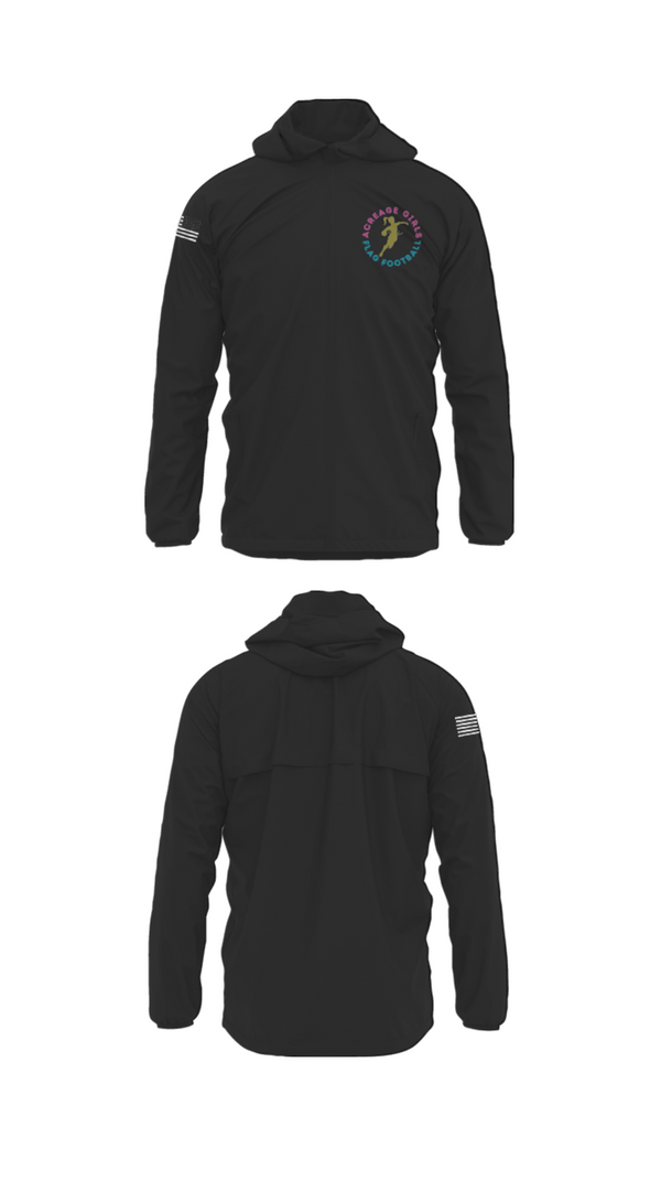 Windbreaker, Acreage Girls Flag Football, Football, Teamtime, Team time, sublimation, custom sports apparel, team uniforms, spirit wear, spiritwear, sports uniforms, custom shirts, team store, custom team store, fundraiser sports, apparel fundraiser