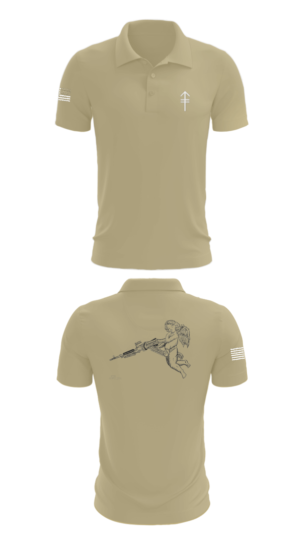 Short Sleeve Performance Polo, 2/2 3rd PLT Weapon SquadE TRP 3RD PLT WEAPONS SQUAD, Army, Teamtime, Team time, sublimation, custom sports apparel, team uniforms, spirit wear, spiritwear, sports uniforms, custom shirts, team store, custom team store, fundraiser sports, apparel fundraiser