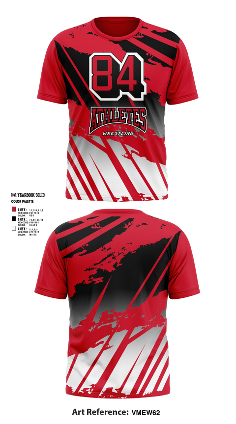 Short Sleeve Performance Shirt, 84 Athletes Wrestling, Wrestling, Teamtime, Team time, sublimation, custom sports apparel, team uniforms, spirit wear, spiritwear, sports uniforms, custom shirts, team store, custom team store, fundraiser sports, apparel fundraiser