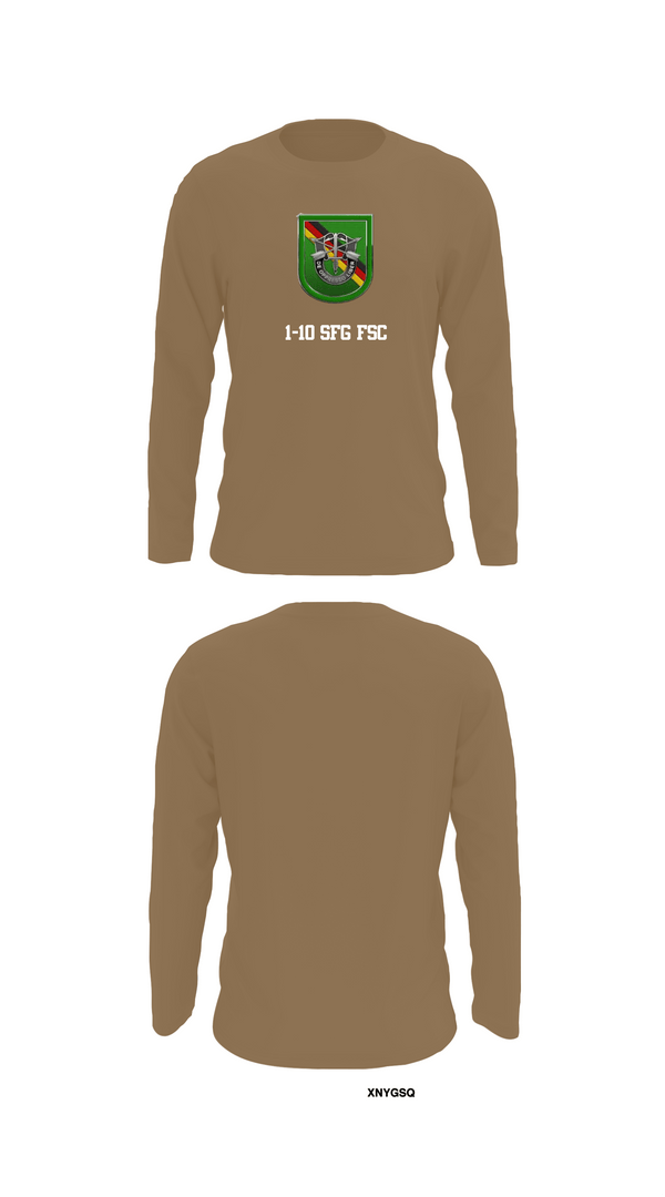 Long Sleeve Performance Shirt, 1-10 SFG FSC, Army, Teamtime, Team time, sublimation, custom sports apparel, team uniforms, spirit wear, spiritwear, sports uniforms, custom shirts, team store, custom team store, fundraiser sports, apparel fundraiser