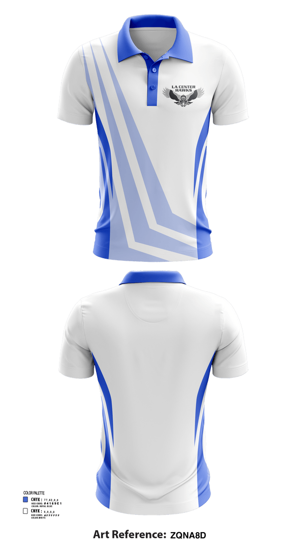 Short Sleeve Performance Polo, La Center Middle School Volleyball, Women's Volleyball, Teamtime, Team time, sublimation, custom sports apparel, team uniforms, spirit wear, spiritwear, sports uniforms, custom shirts, team store, custom team store, fundraiser sports, apparel fundraiser