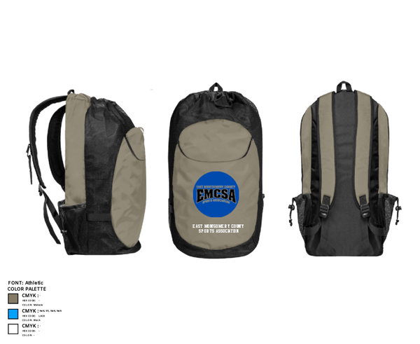 Gear Bag, East Montgomery County Sports Association, Spirit Store, Teamtime, Team time, sublimation, custom sports apparel, team uniforms, spirit wear, spiritwear, sports uniforms, custom shirts, team store, custom team store, fundraiser sports, apparel fundraiser