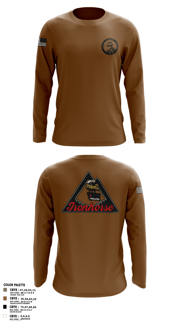 Long Sleeve Performance Polo, Bco 1-189th, Army, Teamtime, Team time, sublimation, custom sports apparel, team uniforms, spirit wear, spiritwear, sports uniforms, custom shirts, team store, custom team store, fundraiser sports, apparel fundraiser