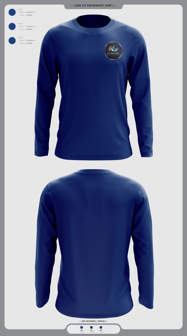 Long Sleeve Performance Shirt, El Patrón A/C, , Teamtime, Team time, sublimation, custom sports apparel, team uniforms, spirit wear, spiritwear, sports uniforms, custom shirts, team store, custom team store, fundraiser sports, apparel fundraiser