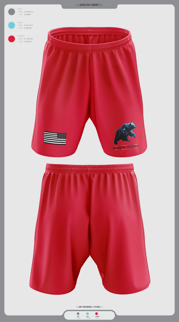 Athletic Shorts With Pockets, 486th/574th, , Teamtime, Team time, sublimation, custom sports apparel, team uniforms, spirit wear, spiritwear, sports uniforms, custom shirts, team store, custom team store, fundraiser sports, apparel fundraiser