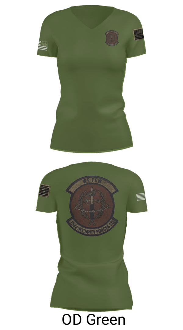 Women's Short Sleeve Vneck Shirt, 153 SFS, Air Force, Teamtime, Team time, sublimation, custom sports apparel, team uniforms, spirit wear, spiritwear, sports uniforms, custom shirts, team store, custom team store, fundraiser sports, apparel fundraiser