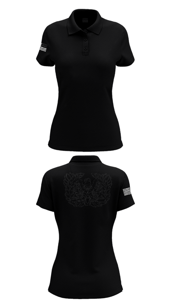 Womens Short Sleeve Performance Polo, 2/43 ADA, Army, Teamtime, Team time, sublimation, custom sports apparel, team uniforms, spirit wear, spiritwear, sports uniforms, custom shirts, team store, custom team store, fundraiser sports, apparel fundraiser