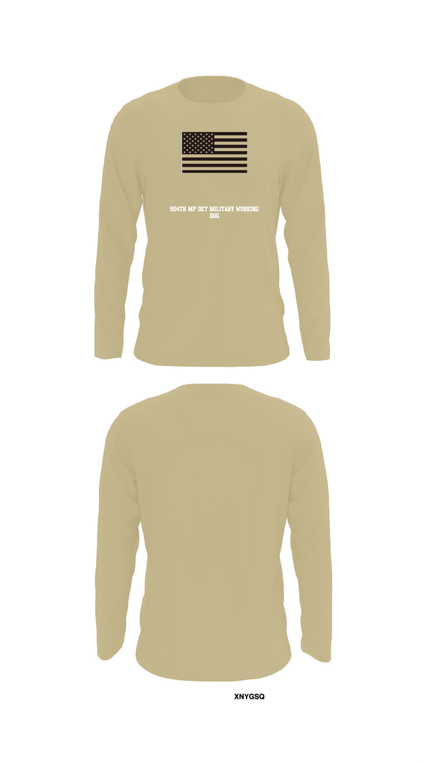Long Sleeve Performance Shirt, 904th MP Det Military Working Dog, Army, Teamtime, Team time, sublimation, custom sports apparel, team uniforms, spirit wear, spiritwear, sports uniforms, custom shirts, team store, custom team store, fundraiser sports, apparel fundraiser