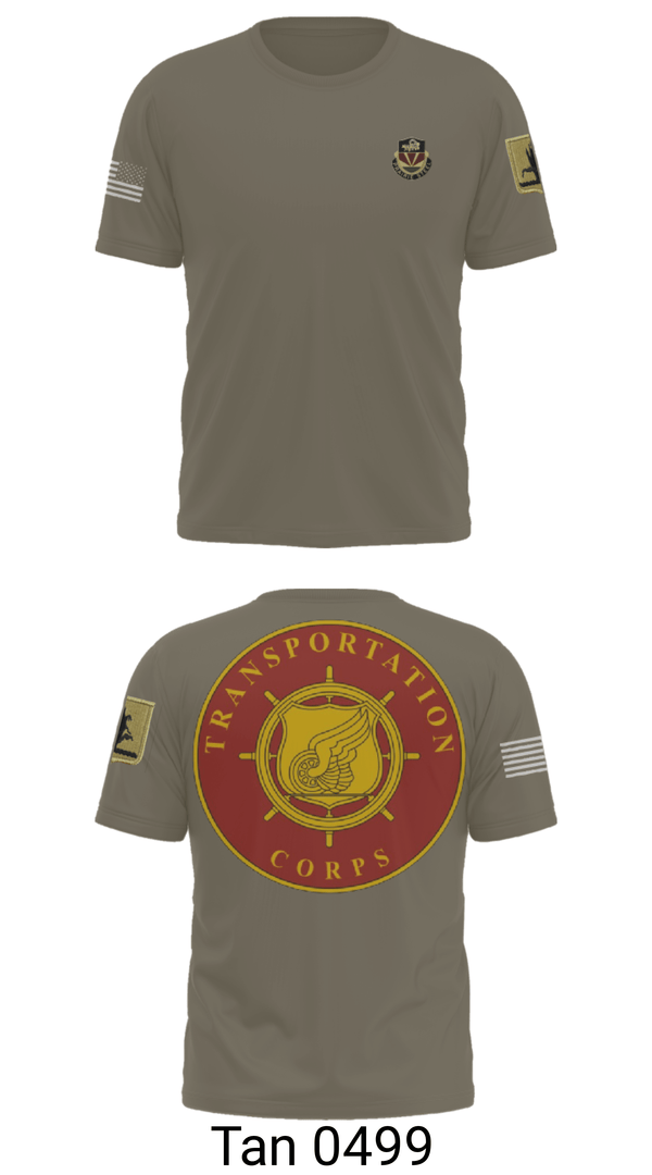 Short Sleeve Performance Shirt, 189th Transportation Company, , Teamtime, Team time, sublimation, custom sports apparel, team uniforms, spirit wear, spiritwear, sports uniforms, custom shirts, team store, custom team store, fundraiser sports, apparel fundraiser