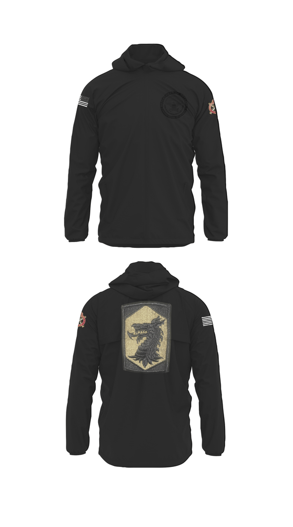Windbreaker, 445 Chemical Company, National Guard, Teamtime, Team time, sublimation, custom sports apparel, team uniforms, spirit wear, spiritwear, sports uniforms, custom shirts, team store, custom team store, fundraiser sports, apparel fundraiser