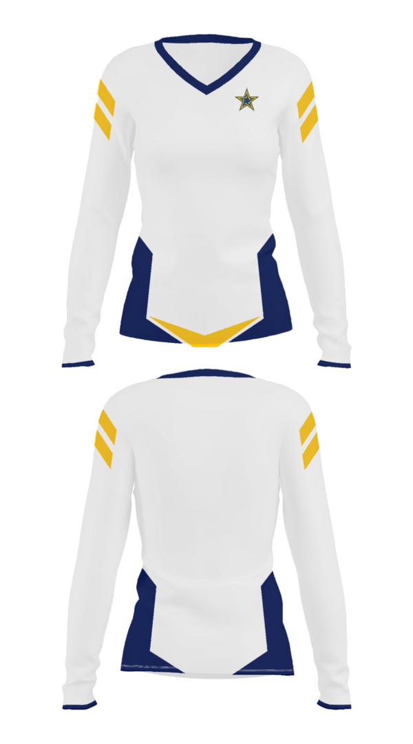Women's Long Sleeve Vneck Shirt, Dominican University Baseball, Baseball, Teamtime, Team time, sublimation, custom sports apparel, team uniforms, spirit wear, spiritwear, sports uniforms, custom shirts, team store, custom team store, fundraiser sports, apparel fundraiser