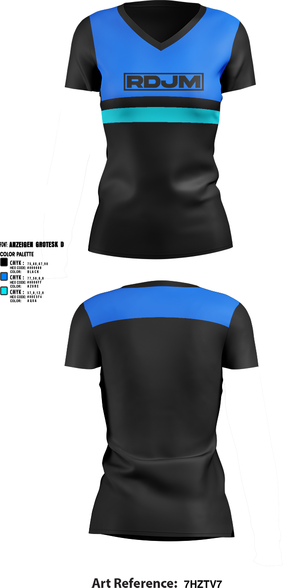 Womens Short Sleeve Vneck Shirt, RDJM, , Teamtime, Team time, sublimation, custom sports apparel, team uniforms, spirit wear, spiritwear, sports uniforms, custom shirts, team store, custom team store, fundraiser sports, apparel fundraiser