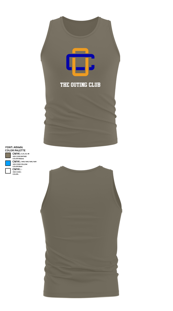 Tank Top, The Outing Club, Spirit Store, Teamtime, Team time, sublimation, custom sports apparel, team uniforms, spirit wear, spiritwear, sports uniforms, custom shirts, team store, custom team store, fundraiser sports, apparel fundraiser
