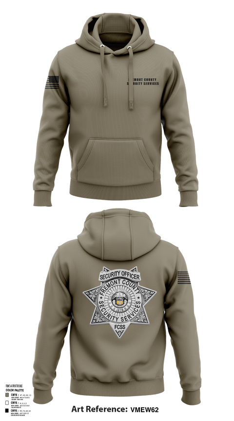 Hoodie, Fremont County Security Services, Police, Teamtime, Team time, sublimation, custom sports apparel, team uniforms, spirit wear, spiritwear, sports uniforms, custom shirts, team store, custom team store, fundraiser sports, apparel fundraiser