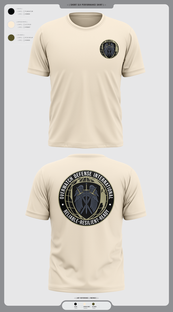 Short Sleeve Performance Shirt, Overwatch Defense International, , Teamtime, Team time, sublimation, custom sports apparel, team uniforms, spirit wear, spiritwear, sports uniforms, custom shirts, team store, custom team store, fundraiser sports, apparel fundraiser