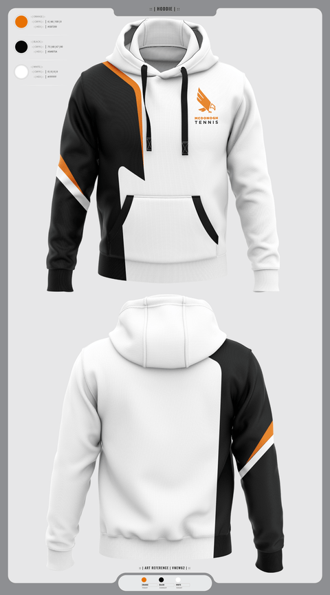 Hoodie, Mcdonogh Girls Tennis, Tennis, Teamtime, Team time, sublimation, custom sports apparel, team uniforms, spirit wear, spiritwear, sports uniforms, custom shirts, team store, custom team store, fundraiser sports, apparel fundraiser