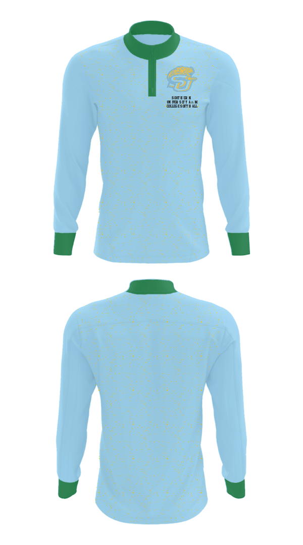 Quarter Zip Jacket, Southern University A & M College Softball, Softball, Teamtime, Team time, sublimation, custom sports apparel, team uniforms, spirit wear, spiritwear, sports uniforms, custom shirts, team store, custom team store, fundraiser sports, apparel fundraiser