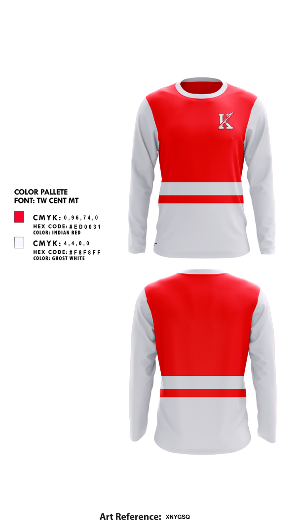 Long Sleeve Performance Shirt, Kootenai Warriors, Women's Basketball, Teamtime, Team time, sublimation, custom sports apparel, team uniforms, spirit wear, spiritwear, sports uniforms, custom shirts, team store, custom team store, fundraiser sports, apparel fundraiser