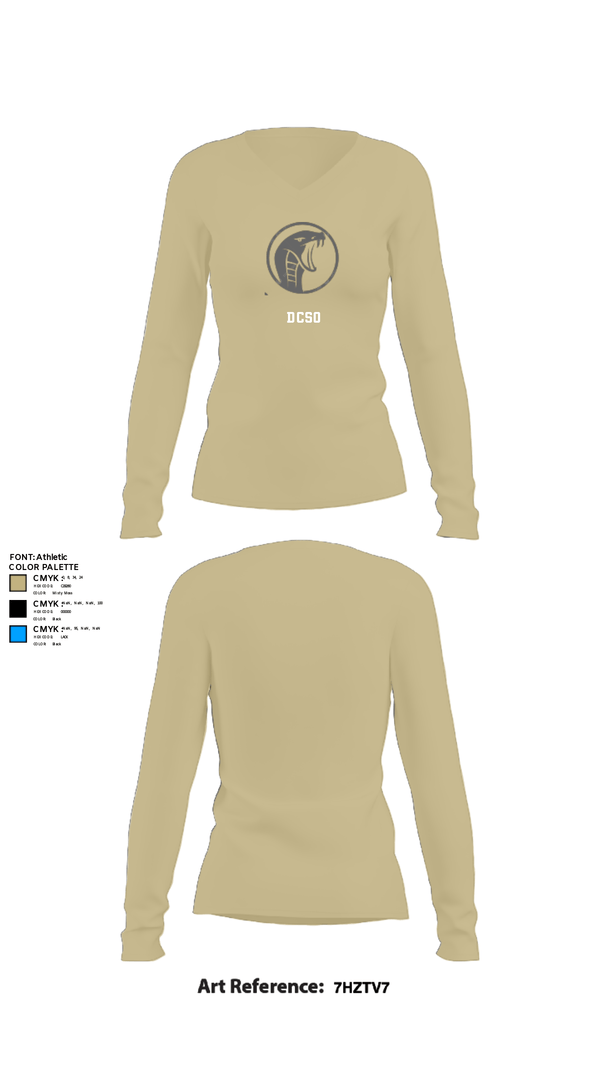 Womens Long Sleeve Vneck Shirt, DCSO, Police, Teamtime, Team time, sublimation, custom sports apparel, team uniforms, spirit wear, spiritwear, sports uniforms, custom shirts, team store, custom team store, fundraiser sports, apparel fundraiser