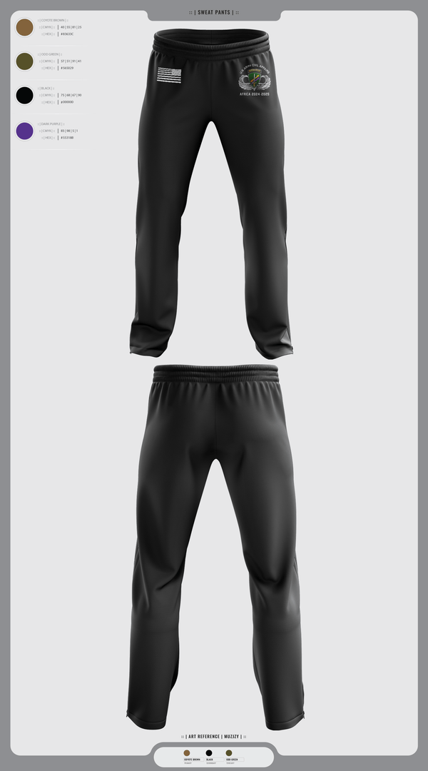 Sweatpants, 478th CA BN (A), Army, Teamtime, Team time, sublimation, custom sports apparel, team uniforms, spirit wear, spiritwear, sports uniforms, custom shirts, team store, custom team store, fundraiser sports, apparel fundraiser