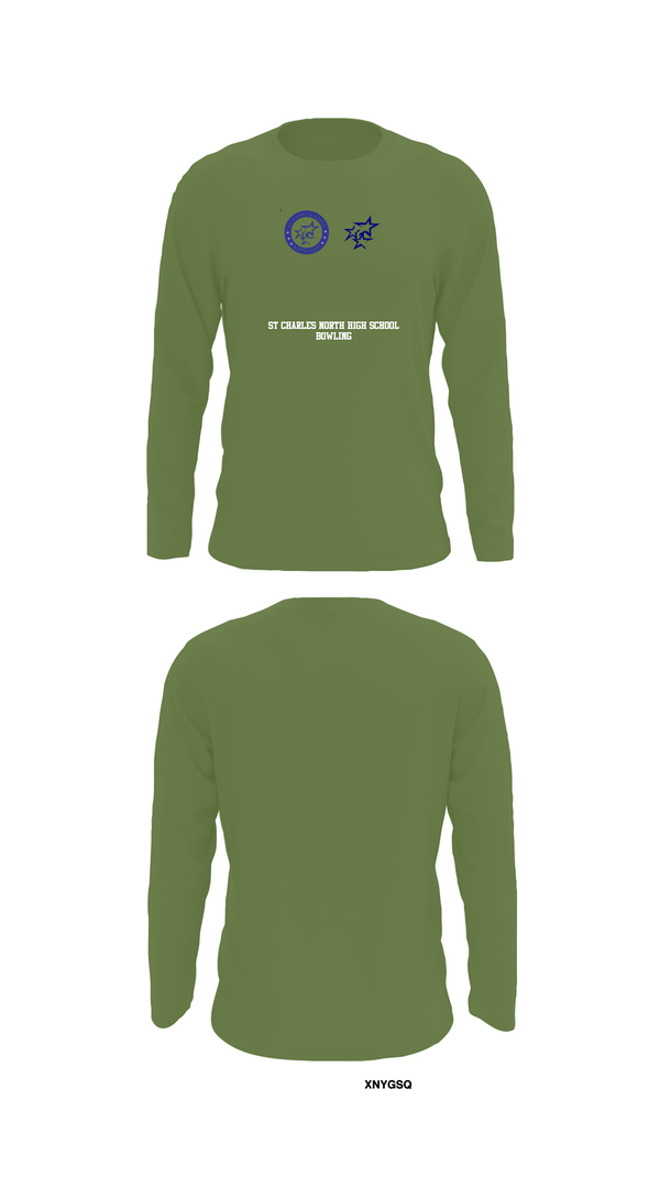 Long Sleeve Performance Shirt, St Charles North High School Bowling, Bowling, Teamtime, Team time, sublimation, custom sports apparel, team uniforms, spirit wear, spiritwear, sports uniforms, custom shirts, team store, custom team store, fundraiser sports, apparel fundraiser