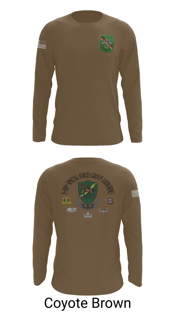Long Sleeve Performance Shirt, 1-10 SFG FSC, Army, Teamtime, Team time, sublimation, custom sports apparel, team uniforms, spirit wear, spiritwear, sports uniforms, custom shirts, team store, custom team store, fundraiser sports, apparel fundraiser