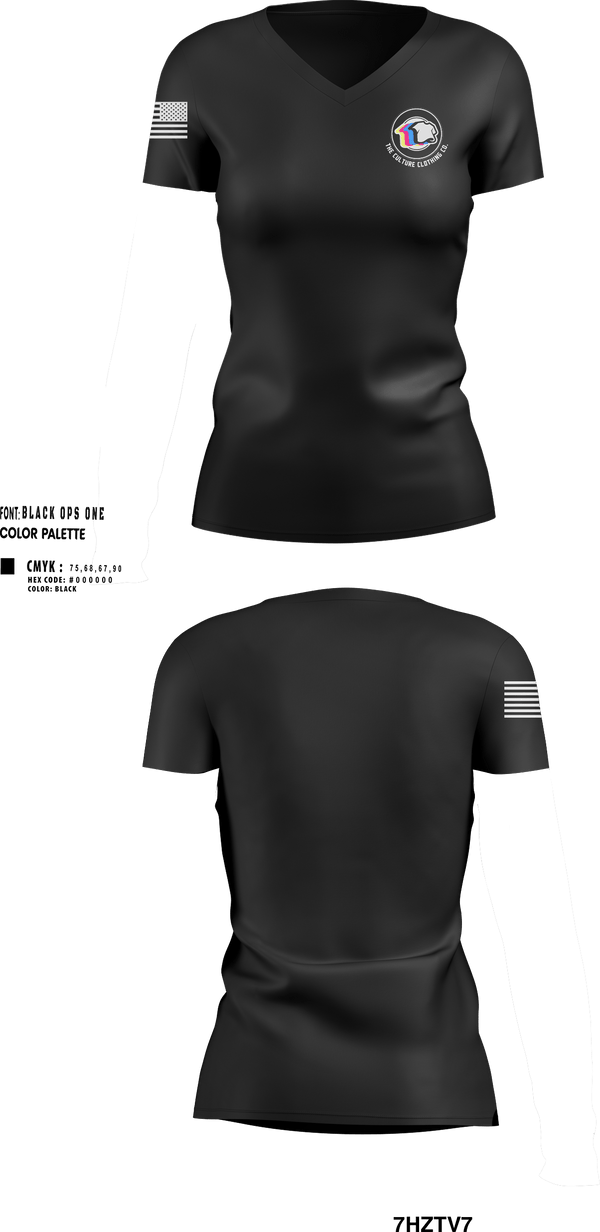 Womens Short Sleeve Vneck Shirt, Culture Clothing Co., , Teamtime, Team time, sublimation, custom sports apparel, team uniforms, spirit wear, spiritwear, sports uniforms, custom shirts, team store, custom team store, fundraiser sports, apparel fundraiser