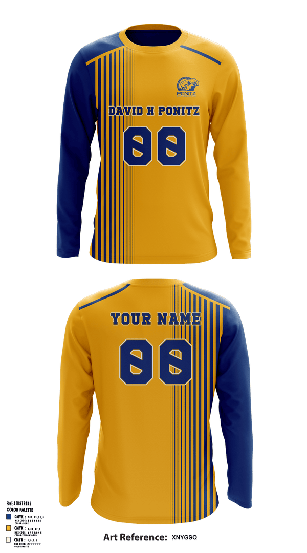 Long Sleeve Performance Shirt, David H Ponitz Career Technology Center Volleyball, Men's Volleyball, Teamtime, Team time, sublimation, custom sports apparel, team uniforms, spirit wear, spiritwear, sports uniforms, custom shirts, team store, custom team store, fundraiser sports, apparel fundraiser