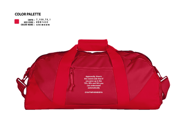 Duffle Bag, Ultra, Spirit Store, Teamtime, Team time, sublimation, custom sports apparel, team uniforms, spirit wear, spiritwear, sports uniforms, custom shirts, team store, custom team store, fundraiser sports, apparel fundraiser