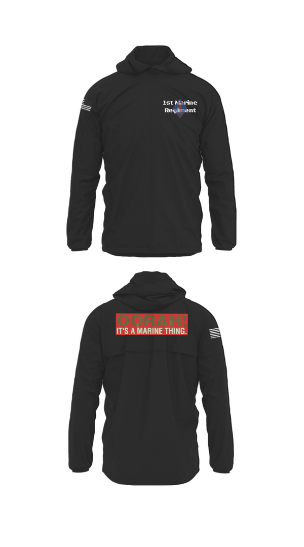 Windbreaker, 1st Marine Regiment, Marines, Teamtime, Team time, sublimation, custom sports apparel, team uniforms, spirit wear, spiritwear, sports uniforms, custom shirts, team store, custom team store, fundraiser sports, apparel fundraiser