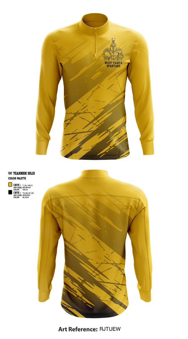 Quarter Zip Jacket, West Tampa spartans, , Teamtime, Team time, sublimation, custom sports apparel, team uniforms, spirit wear, spiritwear, sports uniforms, custom shirts, team store, custom team store, fundraiser sports, apparel fundraiser