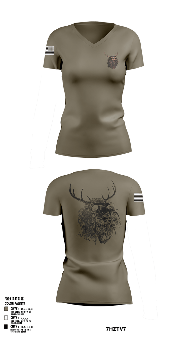 Women's Short Sleeve Vneck Shirt, 1-1871-187 ABU, Army, Teamtime, Team time, sublimation, custom sports apparel, team uniforms, spirit wear, spiritwear, sports uniforms, custom shirts, team store, custom team store, fundraiser sports, apparel fundraiser