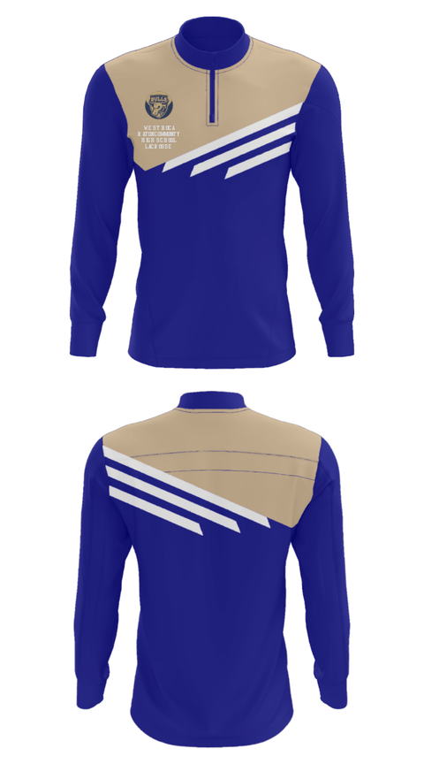 Quarter Zip Jacket, West Boca Raton Community High School Lacrosse, Women's Lacrosse, Teamtime, Team time, sublimation, custom sports apparel, team uniforms, spirit wear, spiritwear, sports uniforms, custom shirts, team store, custom team store, fundraiser sports, apparel fundraiser