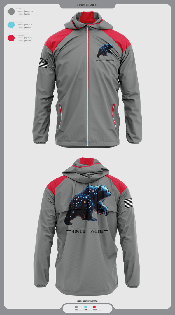 Windbreaker, 486th/574th, , Teamtime, Team time, sublimation, custom sports apparel, team uniforms, spirit wear, spiritwear, sports uniforms, custom shirts, team store, custom team store, fundraiser sports, apparel fundraiser
