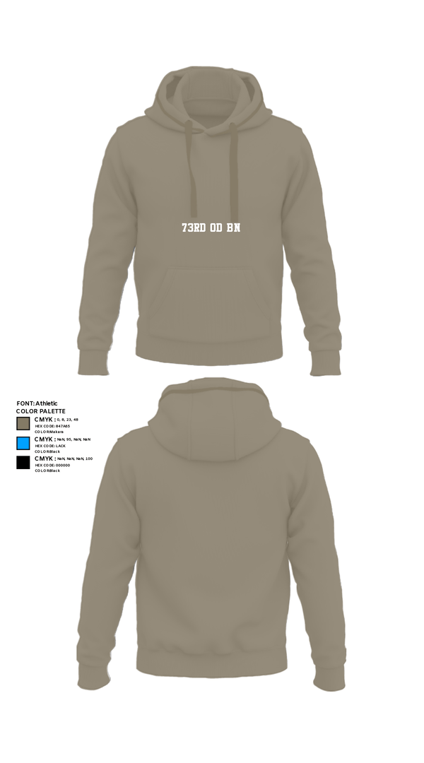 Hoodie, 73rd OD Bn, Army, Teamtime, Team time, sublimation, custom sports apparel, team uniforms, spirit wear, spiritwear, sports uniforms, custom shirts, team store, custom team store, fundraiser sports, apparel fundraiser
