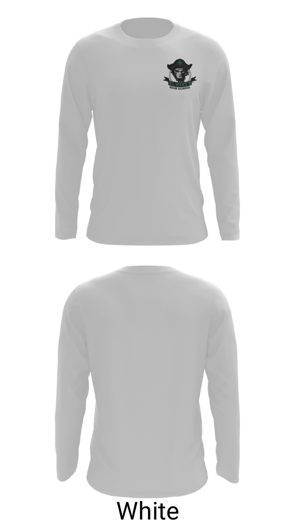 Long Sleeve Performance Shirt, Saint Mary's High School Basketball, Women's Basketball, Teamtime, Team time, sublimation, custom sports apparel, team uniforms, spirit wear, spiritwear, sports uniforms, custom shirts, team store, custom team store, fundraiser sports, apparel fundraiser