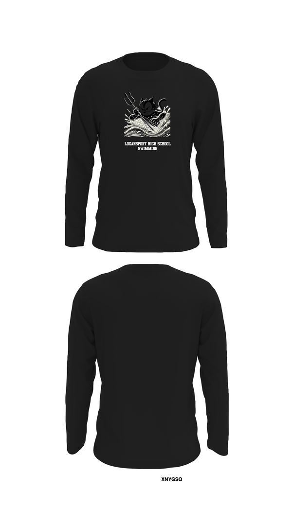 Long Sleeve Performance Shirt, Logansport High School Swimming, Swimming, Teamtime, Team time, sublimation, custom sports apparel, team uniforms, spirit wear, spiritwear, sports uniforms, custom shirts, team store, custom team store, fundraiser sports, apparel fundraiser