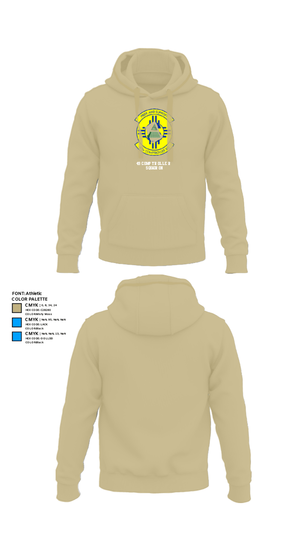 Hoodie, 49 COMPTROLLER SQUADRON, , Teamtime, Team time, sublimation, custom sports apparel, team uniforms, spirit wear, spiritwear, sports uniforms, custom shirts, team store, custom team store, fundraiser sports, apparel fundraiser