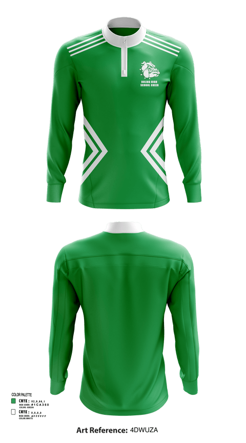 Quarter Zip Jacket, Boling High School Cheer, Cheer, Teamtime, Team time, sublimation, custom sports apparel, team uniforms, spirit wear, spiritwear, sports uniforms, custom shirts, team store, custom team store, fundraiser sports, apparel fundraiser