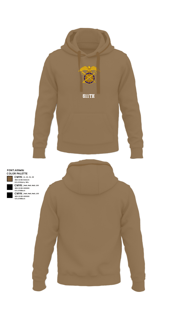 Hoodie, 611th, Army, Teamtime, Team time, sublimation, custom sports apparel, team uniforms, spirit wear, spiritwear, sports uniforms, custom shirts, team store, custom team store, fundraiser sports, apparel fundraiser