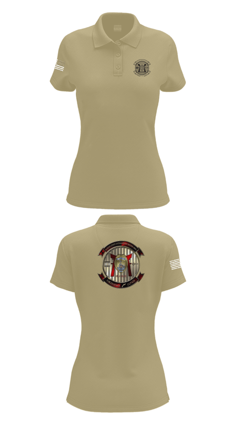 Womens Short Sleeve Performance Polo, HQSPT Bn, PMO, Brig, Marines, Teamtime, Team time, sublimation, custom sports apparel, team uniforms, spirit wear, spiritwear, sports uniforms, custom shirts, team store, custom team store, fundraiser sports, apparel fundraiser