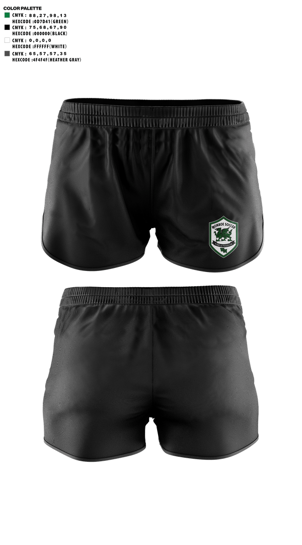 Mens Soccer Shorts, William Monroe High School Soccer, Women's Soccer, Teamtime, Team time, sublimation, custom sports apparel, team uniforms, spirit wear, spiritwear, sports uniforms, custom shirts, team store, custom team store, fundraiser sports, apparel fundraiser