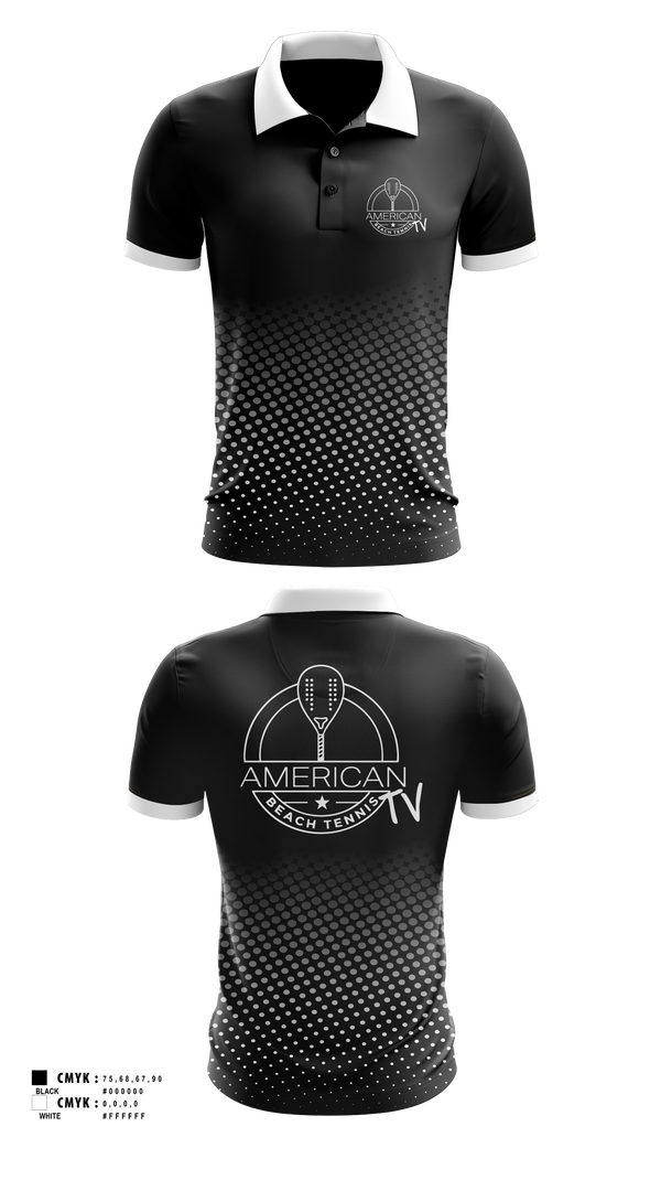 Short Sleeve Performance Polo, American Beach Tennis, Tennis, Teamtime, Team time, sublimation, custom sports apparel, team uniforms, spirit wear, spiritwear, sports uniforms, custom shirts, team store, custom team store, fundraiser sports, apparel fundraiser