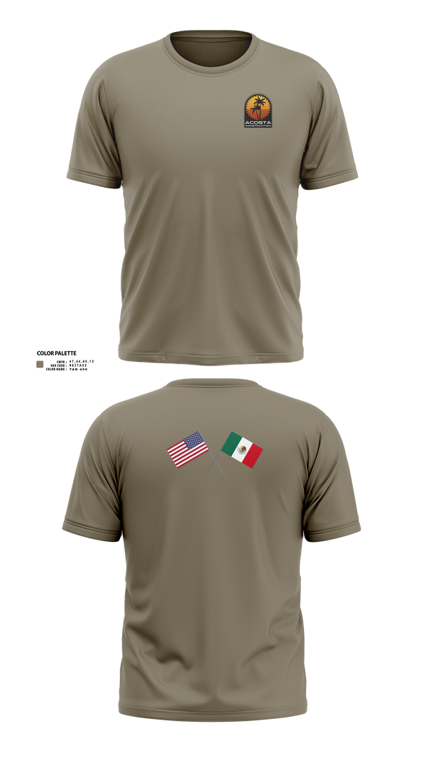 Short Sleeve Performance Shirt, Acosta Construction Services, , Teamtime, Team time, sublimation, custom sports apparel, team uniforms, spirit wear, spiritwear, sports uniforms, custom shirts, team store, custom team store, fundraiser sports, apparel fundraiser