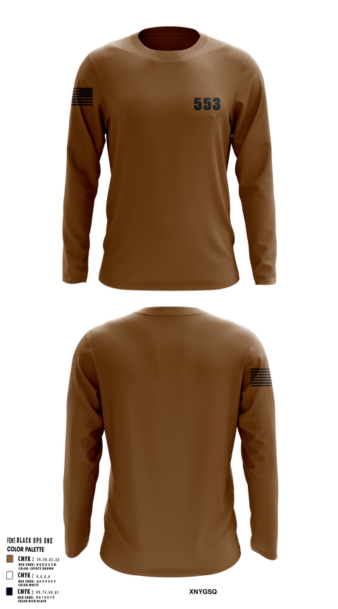 Long Sleeve Performance Shirt, 553, Army, Teamtime, Team time, sublimation, custom sports apparel, team uniforms, spirit wear, spiritwear, sports uniforms, custom shirts, team store, custom team store, fundraiser sports, apparel fundraiser