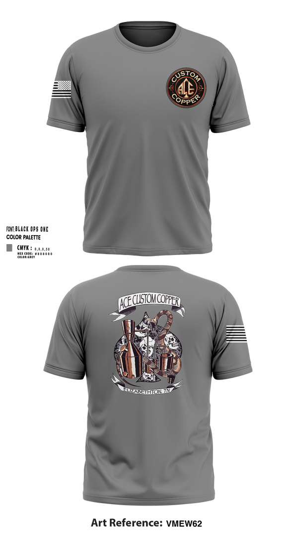 Short Sleeve Performance Shirt, Ace Custom Copper, , Teamtime, Team time, sublimation, custom sports apparel, team uniforms, spirit wear, spiritwear, sports uniforms, custom shirts, team store, custom team store, fundraiser sports, apparel fundraiser