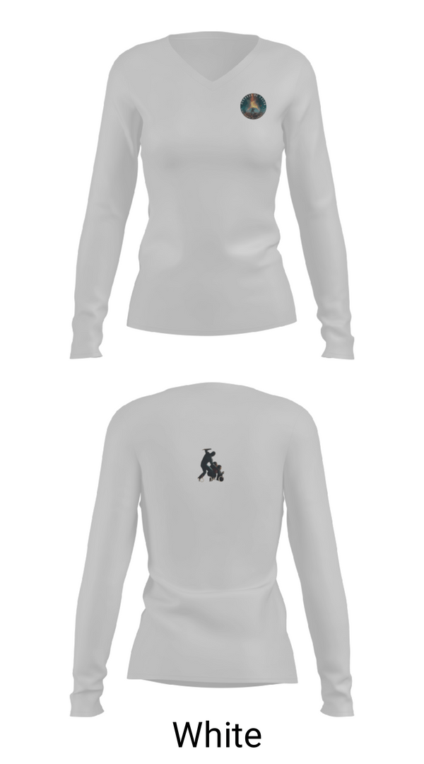 Womens Long Sleeve Vneck Shirt, Hombres de Valor, , Teamtime, Team time, sublimation, custom sports apparel, team uniforms, spirit wear, spiritwear, sports uniforms, custom shirts, team store, custom team store, fundraiser sports, apparel fundraiser