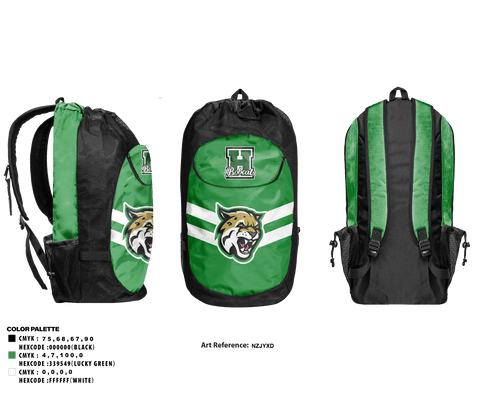Gear Bag, Hempstead Lady Cats Basketball, Women's Basketball, Teamtime, Team time, sublimation, custom sports apparel, team uniforms, spirit wear, spiritwear, sports uniforms, custom shirts, team store, custom team store, fundraiser sports, apparel fundraiser